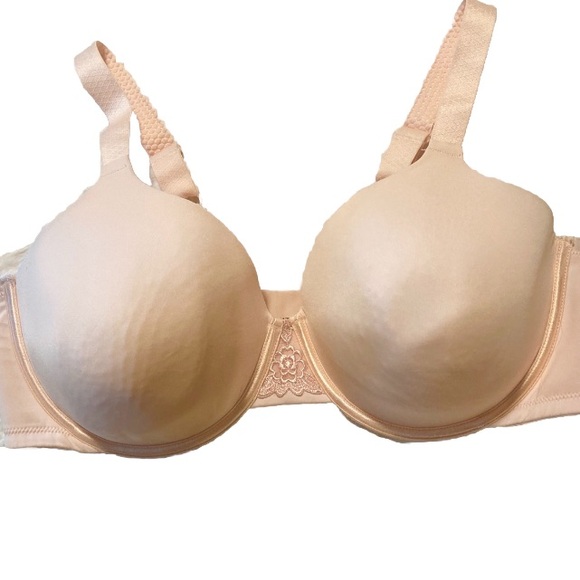 Vanity Fair Blush Pink Padded Underwire Bra Size 40D - Picture 1 of 6